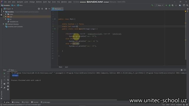 9 Java Dasturlash Shart operatorlari If-else, switch смотреть онлайн