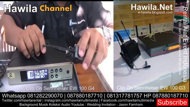 Review Tutorial Cara Setting Pergunakan Mic Clip On Sennheiser EW 100 G4 Wireless Terbaru Terkini смотреть онлайн