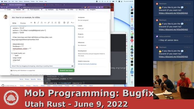 Mob Programming: Bugfix Edition - Utah Rust June 9th, 2022 смотреть онлайн
