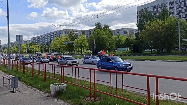 Парад 9мая автопробег 2023г.Красиво !! С праздником!! г. Ульяновск. смотреть онлайн