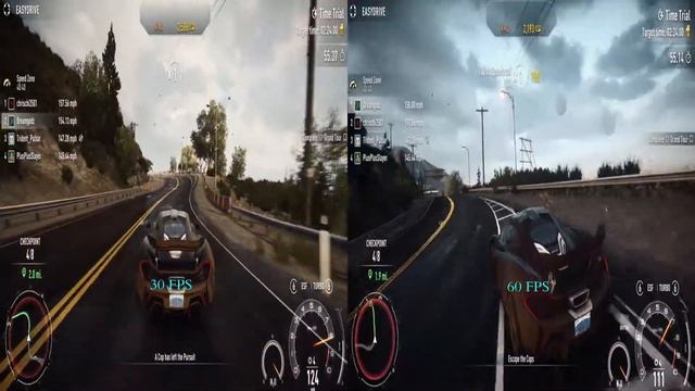 30 VS 60 FPS NFS|RIVALS смотреть онлайн