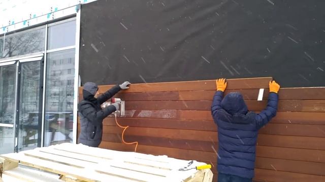 Гардали - монтаж косой планкен термоясень смотреть онлайн