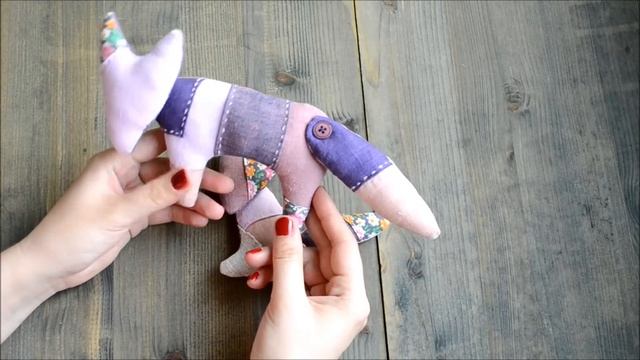Лоскутная игрушка Лиса смотреть онлайн