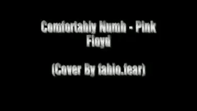 Pink Floyd - Comfortably Numb Solo (Cover By fabio.fear) смотреть онлайн