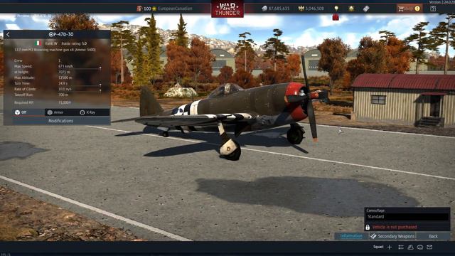 Italian P-47D-30 - Update Sky Guardians Dev Server - War Thunder смотреть онлайн