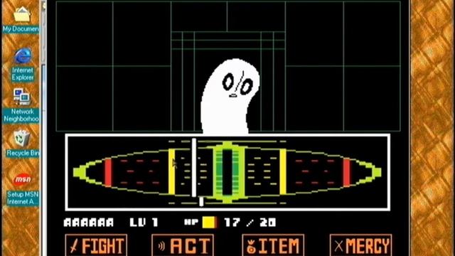 Undertale on Windows98SE смотреть онлайн