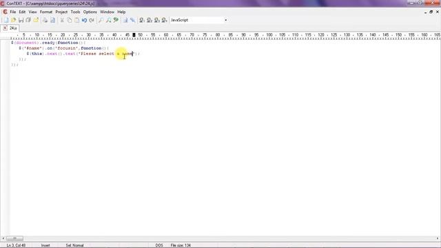 jquery tutorial series (Hindi) - 24 Focusin and focusout event usage example смотреть онлайн