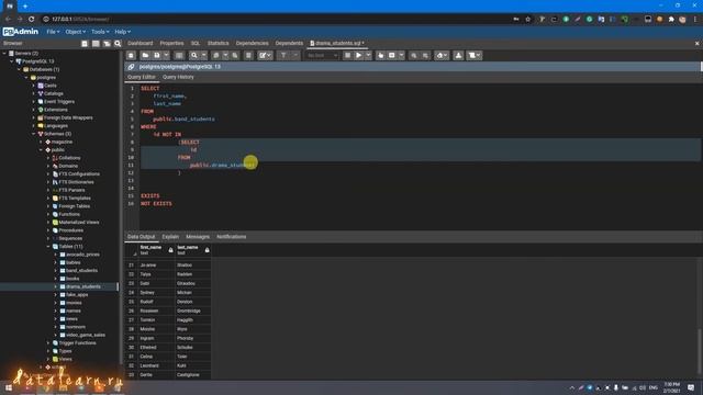 20. Подзапросы (вложенные запросы) и общие табличные выражения (Common Table Expressions, CTE) смотреть онлайн