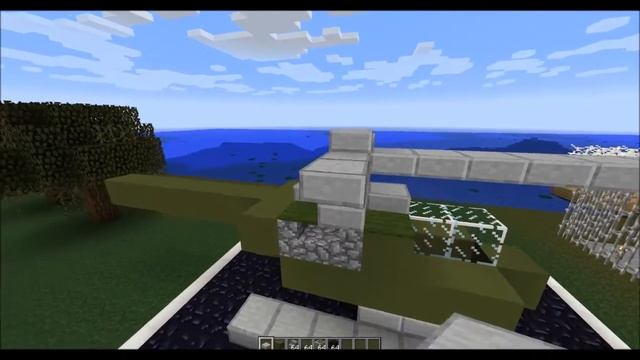 Майнкрафт как построить военный вертолет  бонус № 9