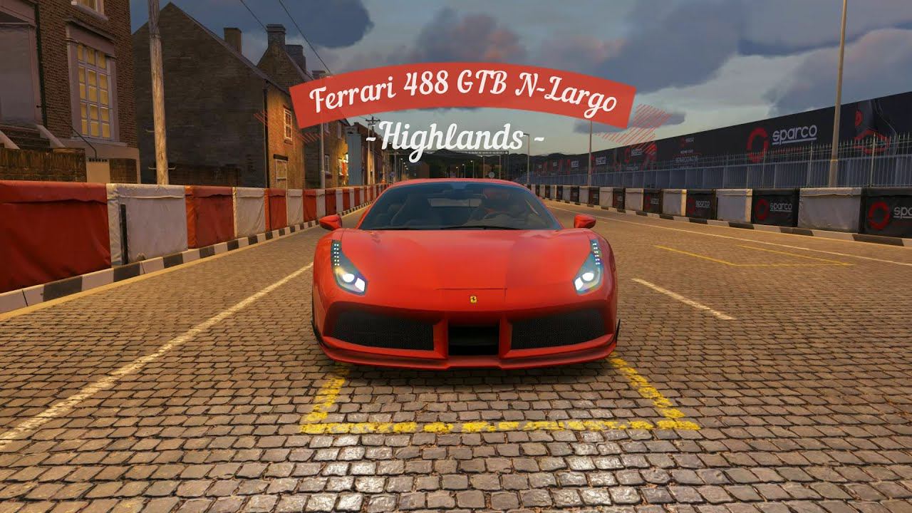 Ferrari 488 GTB N-Largo - Highlands | Assetto Corsa. смотреть онлайн