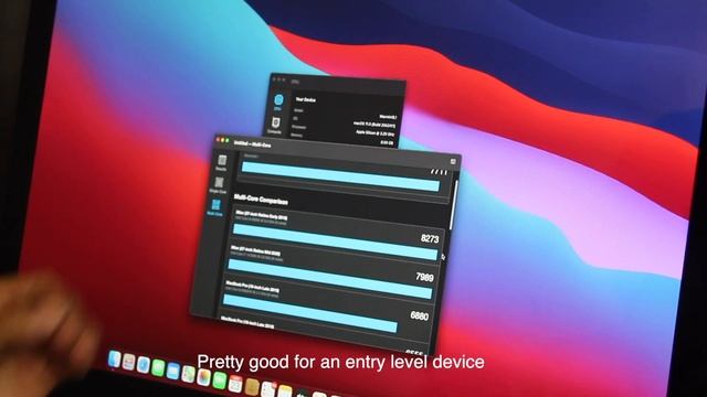 Geekbench Scores: MacOS 11 VS 11.0.1 / M1 Mac Mini - Processor Test смотреть онлайн
