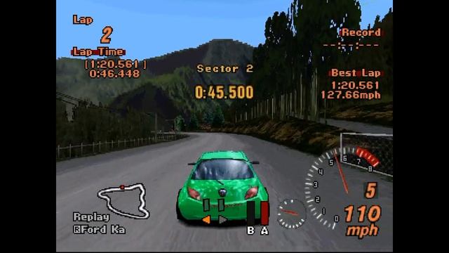 Gran Turismo 2 K Cars ( Ford Ka ) Grindelwald 1:20.561 смотреть онлайн