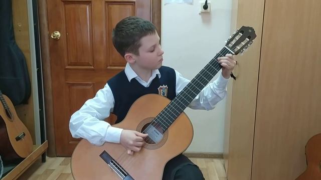 Абдядилов Булат Эдуардович, средняя группа, Н. Паганини Соната Б. Калатауд Болеро смотреть онлайн