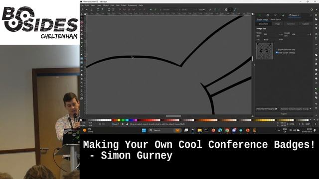 Making Your Own Cool Conference Badges! by Simon Gurney смотреть онлайн