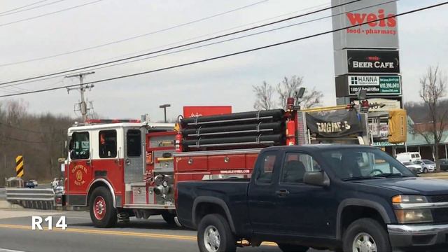 Oley Fire Company Engine 5 Responding 4/2/19 смотреть онлайн