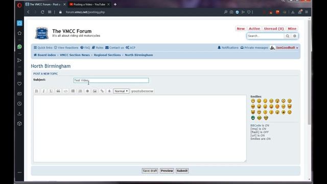 Post a Video on VMCC Forum смотреть онлайн