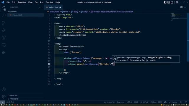 React & Iframe (Cross Window Communnication) смотреть онлайн