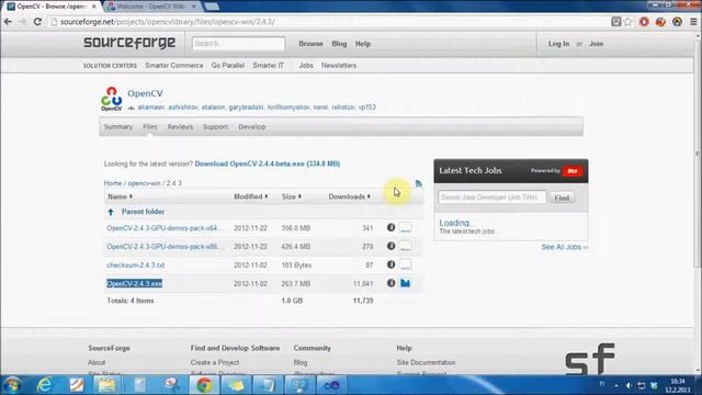 Install OpenCV2.4 in Win 7 Visual studio 2010 Step 1 смотреть онлайн
