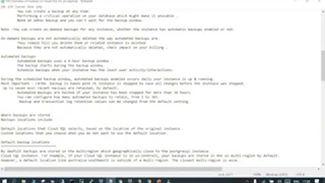 Postgresql in Google Cloud in 2 hrs смотреть онлайн