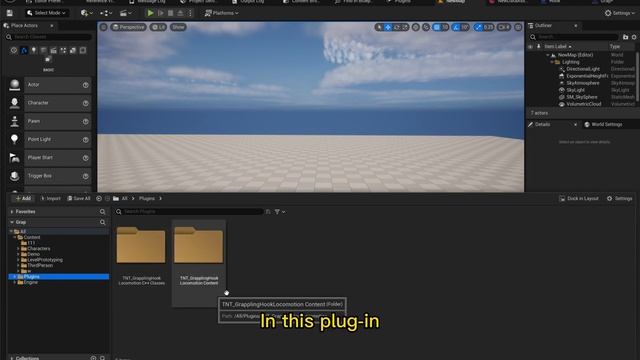 UE5 Grapple Hook Plugin in Use Tutorial смотреть онлайн