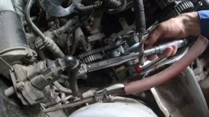 Kia Carnival замена грм часть 1.