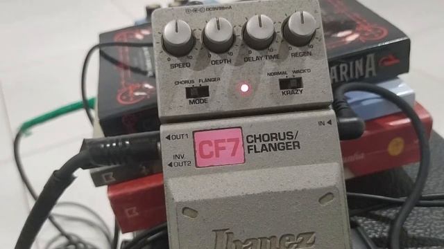 IBANEZ CF7 - CHORUS/FLANGER - REVIEW смотреть онлайн