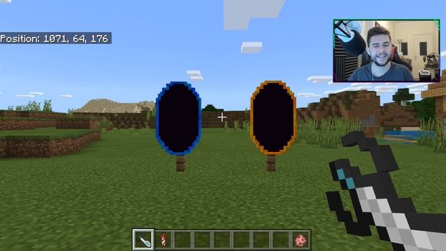 How to GET a WORKING Portal Gun In Minecraft PE! смотреть онлайн