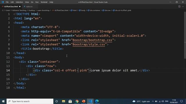 Offset Class in Bootstrap in Urdu/Hindi смотреть онлайн