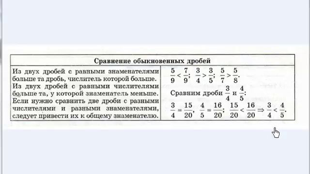 Урок 7. Как привести дроби к общему знаменателю? Математика 6 класс. смотреть онлайн