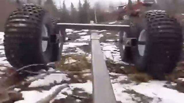 Прицеп для квадроцикла Trailler VTT Tandem смотреть онлайн