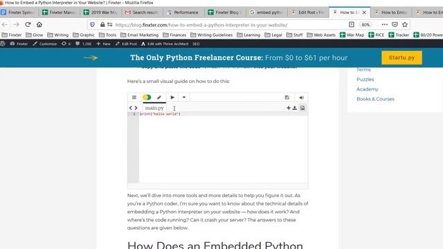 TrinketIO: How to Embed a Python Interpreter in Your Website? смотреть онлайн