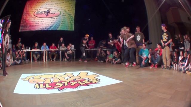 HipHop Pro 1/4 Морева Таня vs Бубнова Настя смотреть онлайн