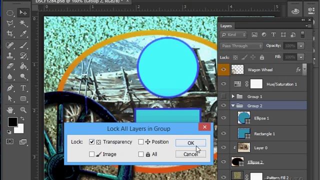 How to Lock and Unlock a Layer in Adobe Photoshop - CS5 CS6 CC Tutorial смотреть онлайн