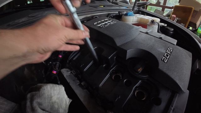 Easy DIY Spark Plugs Replacement TFSI #audi #a6 #a6c6 #tfsi #sparkplugs