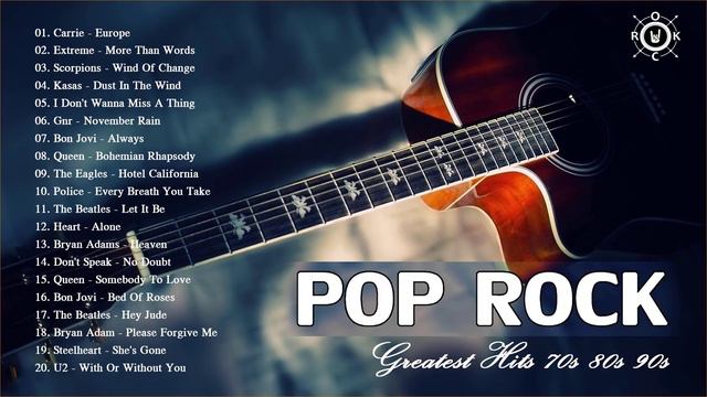 Best Pop Rock Collection | Pop Rock Songs 70s 80s 90s смотреть онлайн
