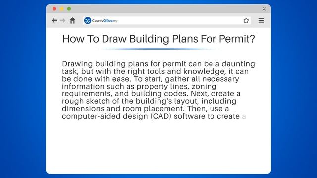 How To Draw Building Plans For Permit? - CountyOffice.org смотреть онлайн