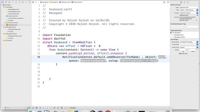 SwiftUI - Moving TextField Up When Keyboard Appears in iOS смотреть онлайн
