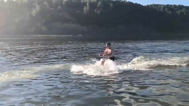Водные лыжи КазанкаМ + Mercury F20M смотреть онлайн