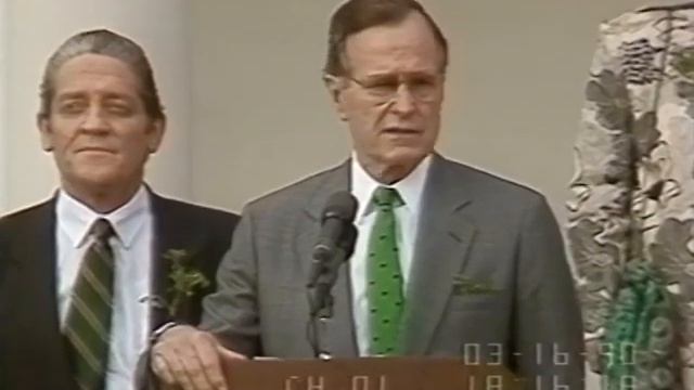 Brian Lenihan & George H.W Bush St Patricks Day 1990 смотреть онлайн