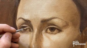 Живопись учебный портрет 6 гризайль