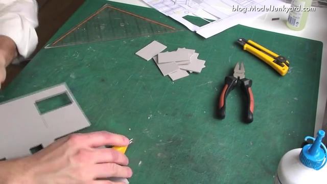 Colony Hotel - 1:43 scale model - #1 Facade structure | MODELJUNKYARD.COM смотреть онлайн