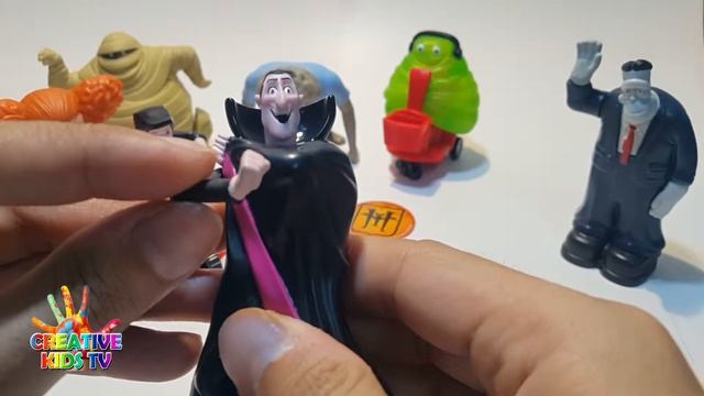 Hotel Transylvania 2 McDonalds Happy Meal Toys Mavis Dracula Frankenstein Wayne Murray Blobby Denni смотреть онлайн