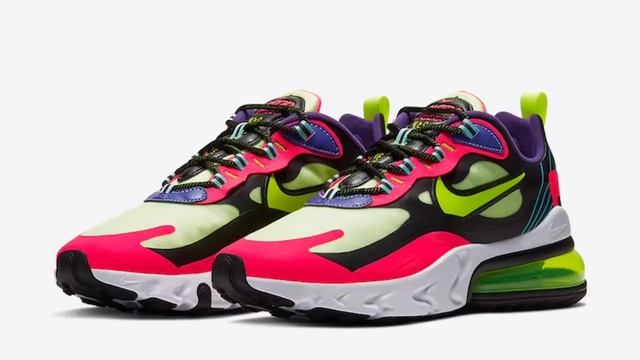This Colorful Nike Air Max 270 React Is Inspired By Parachutes смотреть онлайн