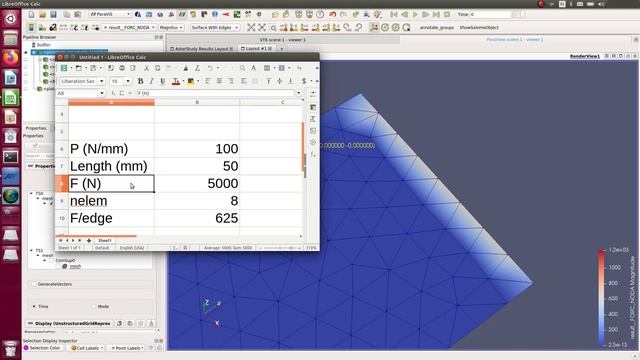 Plate with a hole Simulation: Mesh Convergence && Automation with Salome Meca, Code Aster and Pytho смотреть онлайн