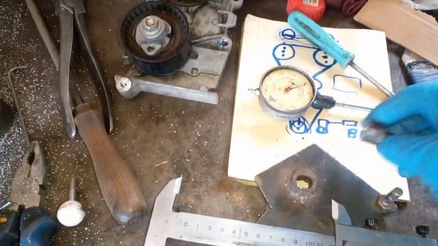 мой упор коленвала на к4м ,рено ларгус Часть №4 смотреть онлайн