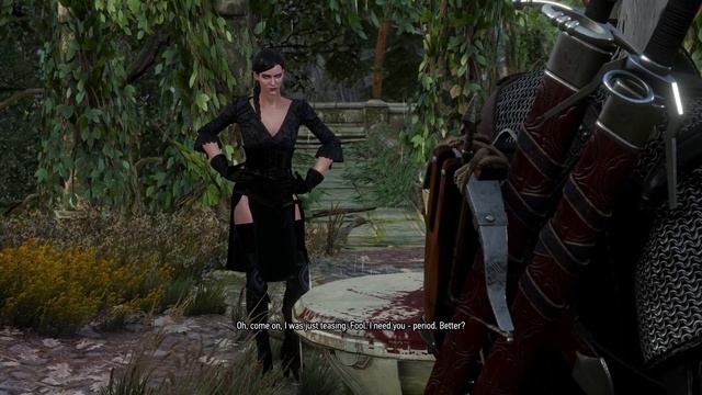 Yennefer Reacts To Shaved Geralt - Witcher 3 Deleted Dialogue