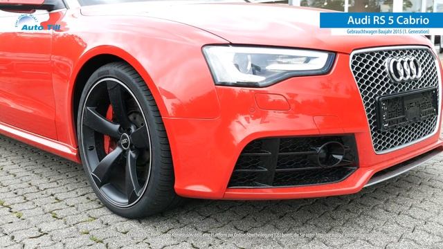 Audi RS5 Cabrio Misanorot Perleffekt Gebrauchtwagen | Design Highlights 4k (UHD) смотреть онлайн
