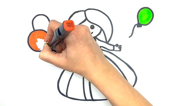 Как нарисовать куклу. Рисунок кукла. Рисунки для малышей /РАСКРАСКИ РАЗВАВАШКИ/ смотреть онлайн