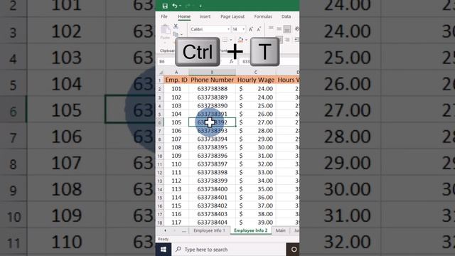 Excel Keyboard Shortcut Keys for Excel Tables - Excel Tutorials смотреть онлайн