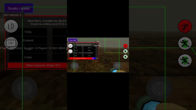 как пользоваться мод меню Ozmod Slendytubbies Android Ebition